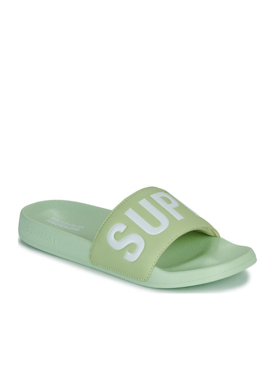 Superdry Slides Green