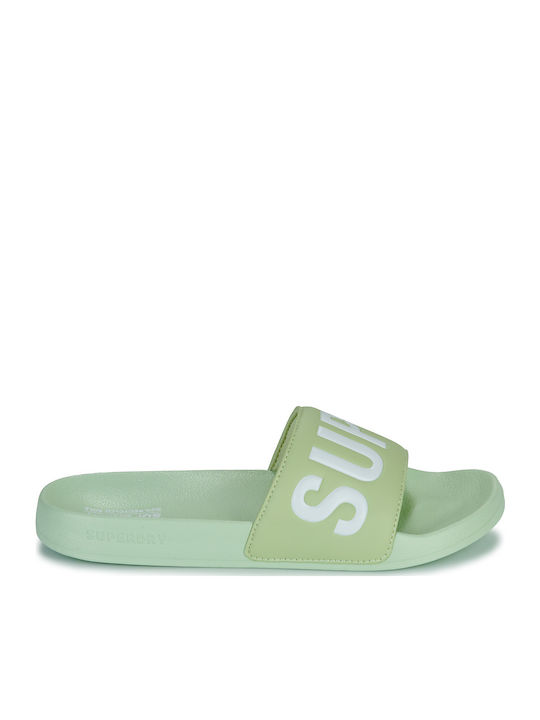 Women's Slides Green