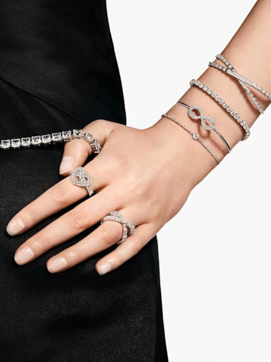 Swarovski Hyperbola Women's Steel Bracelet Handcuffs 15.9cm