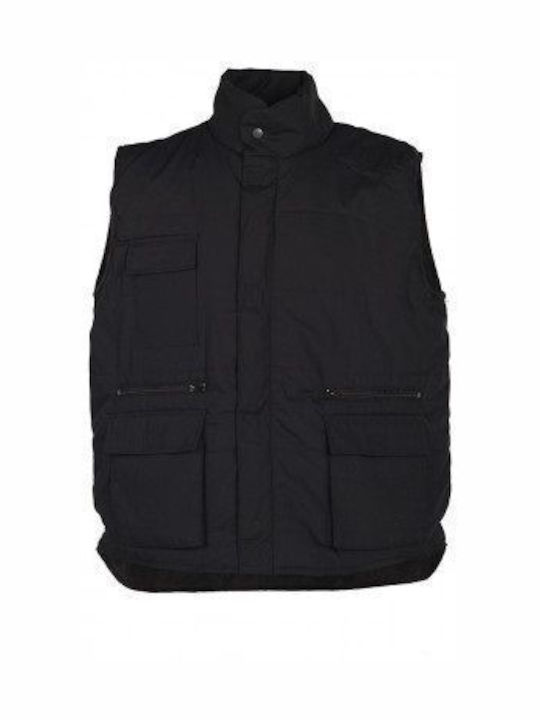 About Basics Men's Safety Vest Black