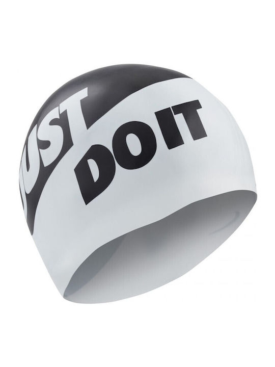 Nike Slogan Căciulă de înot Adulți din silicon Negru