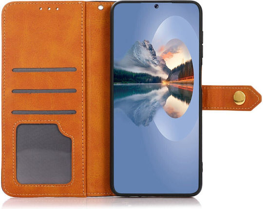 Khazneh Wallet Leather Rose Gold (Samsung Galaxy A04e, F04)