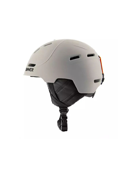 Sinner Silverton Helmet for Ski & Snowboard Matte Grey