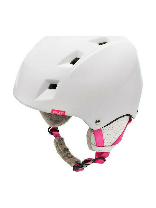 Meteor Kiona Κράνος για Σκι & Snowboard White / Pink