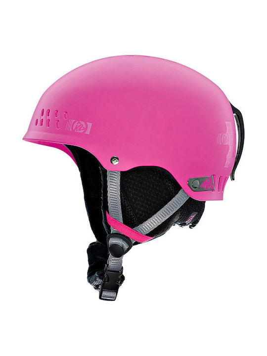 K2 Women's Helmet for Ski & Snowboard Pink