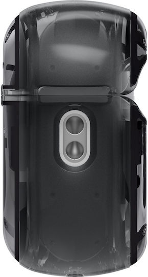 Spigen Ultra Hybrid Θήκη Σιλικόνης με Γάντζο σε Μαύρο χρώμα για Apple AirPods Pro 2