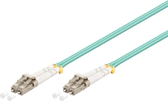 Goobay Fiber Optic Cable 0.5m Turquoise 10pcs