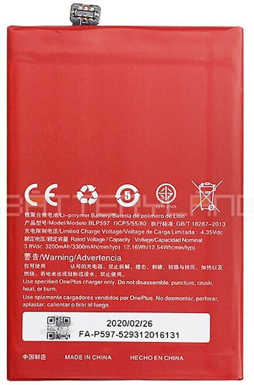 Blp597 Compatible Replacement Battery 3300mAh for OnePlus