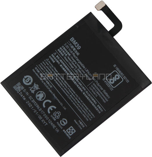 Bm39 Συμβατή Μπαταρία Αντικατάστασης 3250mAh για Xiaomi Mi 6