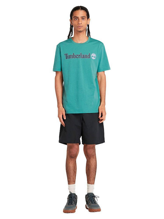 Timberland Linear Men's Short Sleeve Blouse Green