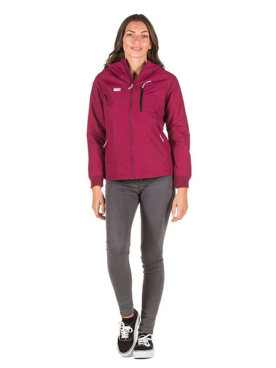 Damen Sport Jacke Fuchsie