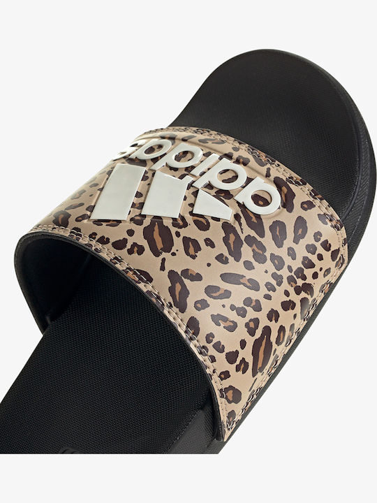 Adilette Comfort Slides In Beige Colour