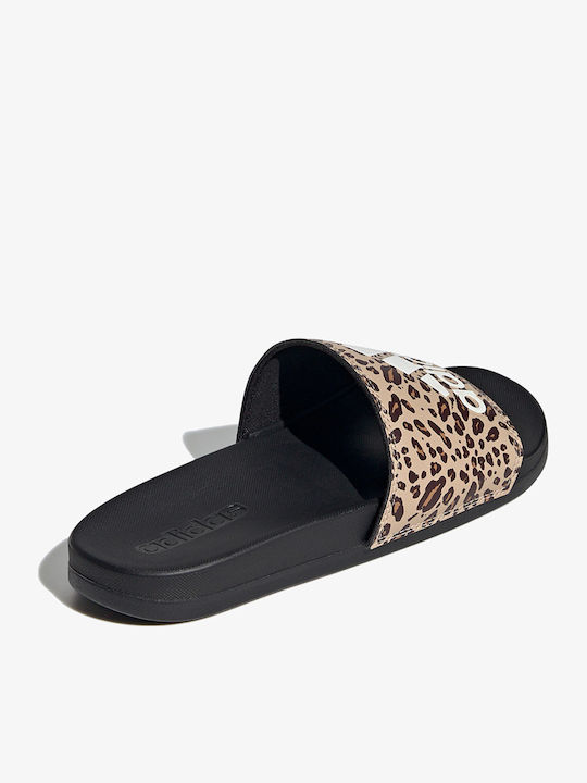 Adilette Comfort Slides In Beige Colour