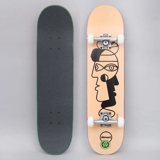 Dwindle Twisted Outline Resin 7.25" Complete Shortboard Πορτοκαλί