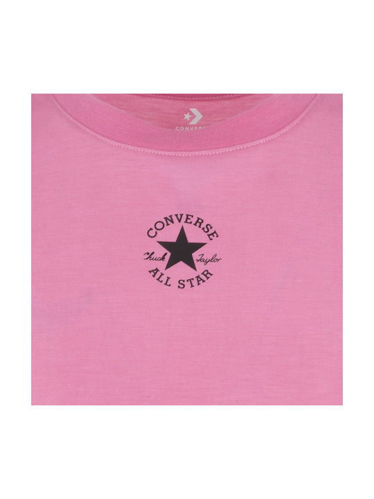 Converse Tricou pentru copii Roz Chuck Patch