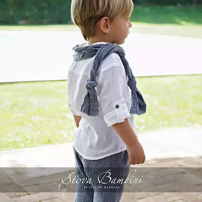 Stova Bambini Boys Baptism Suit Blue