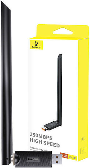 Baseus FastJoy USB Адаптер За Мрежа С Безжично Свързване Wi-Fi 150Mbps