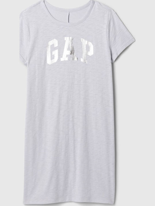 Mini T-Shirt Dress Knitted Gray Matter