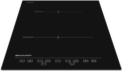 Sharp Domino Induction Cooktop Autonomous with Child Lock Function 29x52εκ.