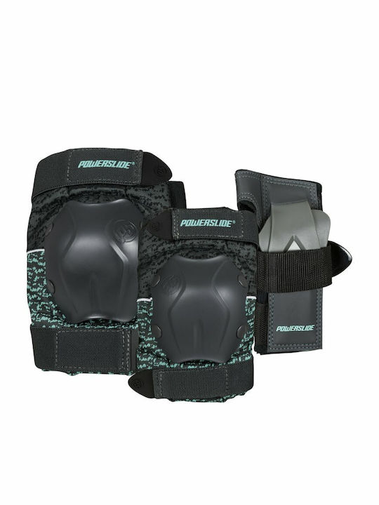Powerslide Standard’19 Комплект защитни средства за ролери Черен