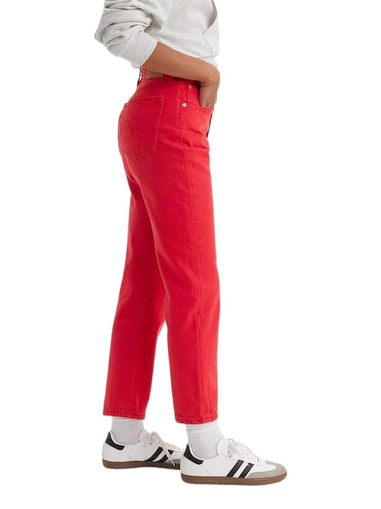 Levi's 501 Women's Fabric Capri Trousers RED 362000323