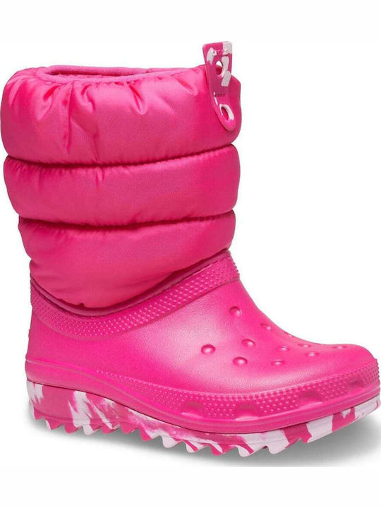 Classic Neo Puff Boot Kids Snow Boots Fuchsia