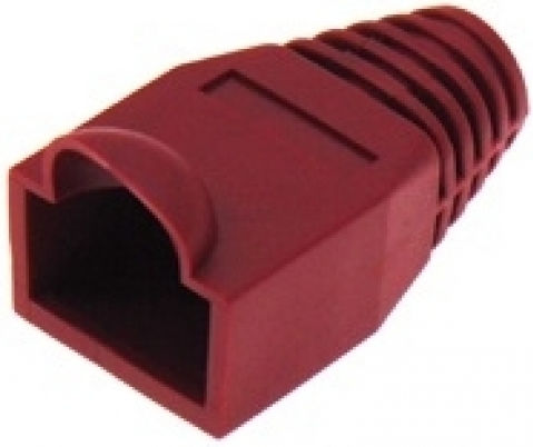 Plug Rg45 01.091.0004 Strain Relief Boot Red 50pcs