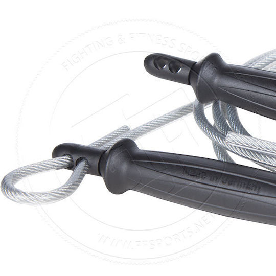 Benlee Wire / PVC Adjustable Jump Rope Silver Super Jump 2.8m