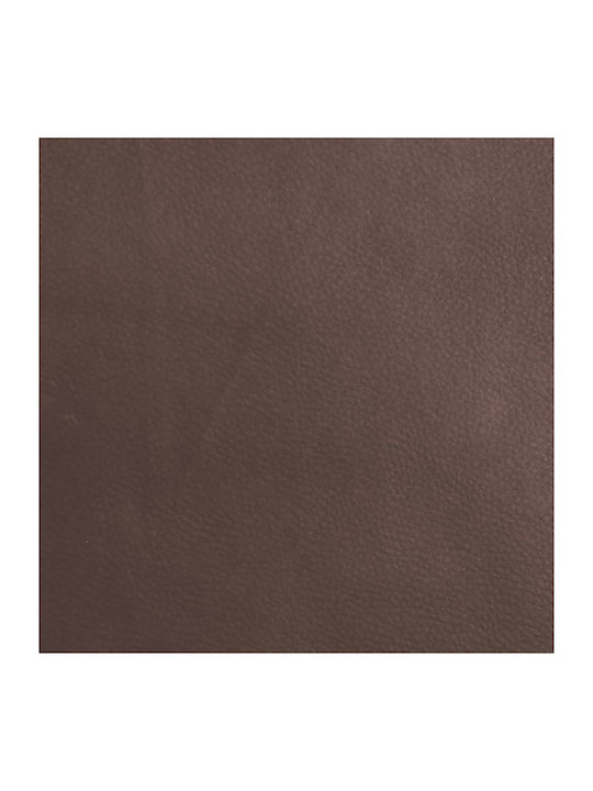 Relaxsessel mit Fußhocker aus Kunstleder Coffee 78x92x98cm