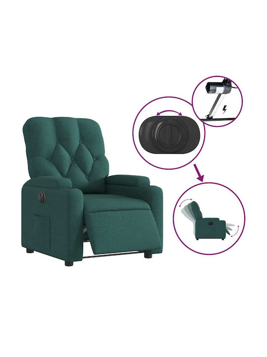 Relaxsessel mit Fußhocker Green 74x86.5x93.5cm