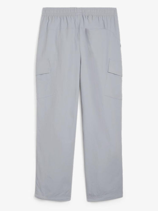 Παντελόνι Cargo σε Loose Εφαρμογή Gray Fog