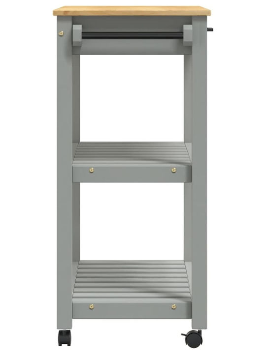 vidaXL Wooden Kitchen Rack 2 Tiers Pink 84x40x90cm