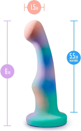 Blush Avant Opal Dreams Dildo με Βεντούζα Aqua 15cm