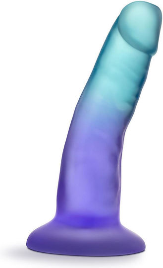 Blush B Yours Morning Dew Glass Dildo With Suction Cup Indigo 13cm