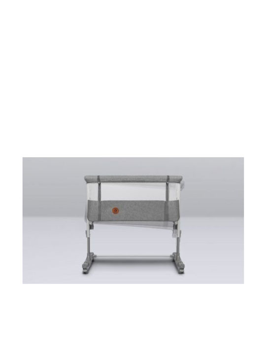 Lionelo Cradle Aurora with Mattress, Side Opening, and Wheels Beige Sand