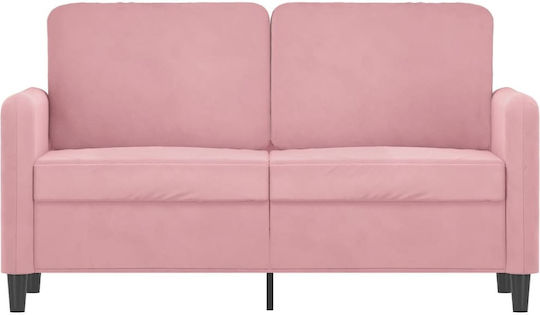 Doppelsitzer Samt Rosa Sofa 138x77x80cm