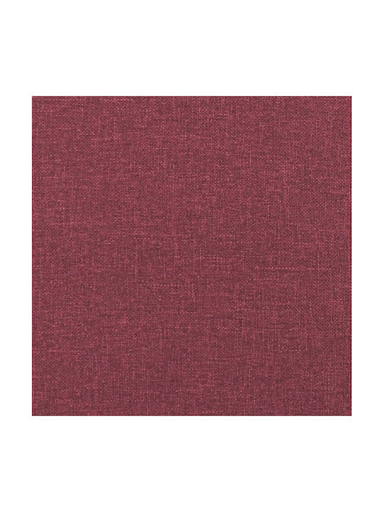 Διθέσιος Καναπές Μπορντό 138x77x80εκ. 359357