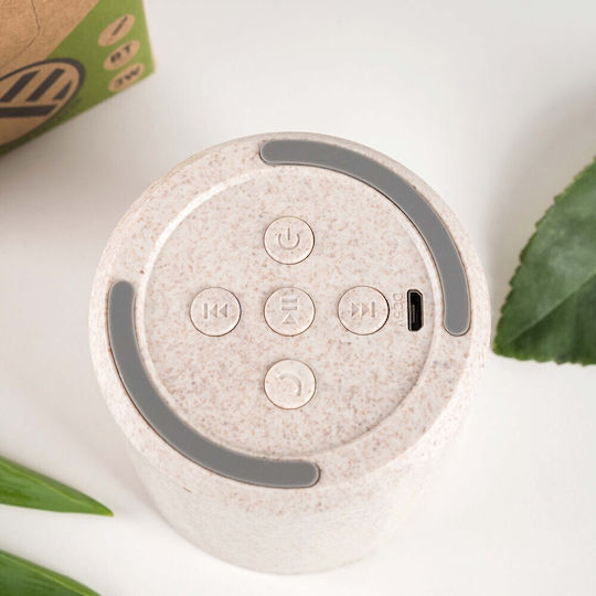 Tellur Green Bluetooth високоговорител 3W с живот на батерията до 2 часа Cream