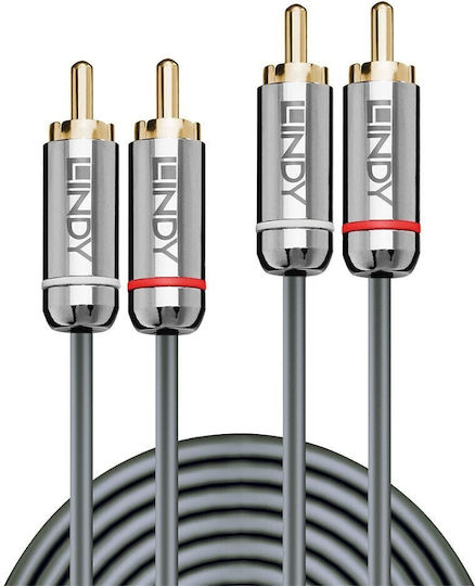 Lindy Кабел 2x RCA мъжки - 2x RCA мъжки 10м 35349