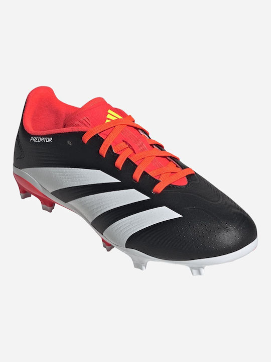 adidas Predator League FG Kids Soccer Cleats with Molded Outsole Black