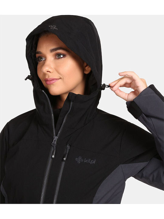 Kilpi Flip UL0113KI-BLK Women's Ski & Snowboard Jacket Black