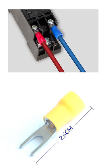 Tpster Terminale electrice bifurcate (12851) în set de 12buc