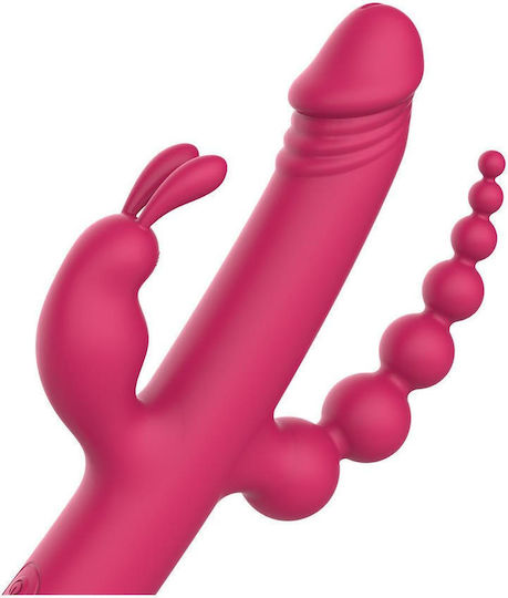 Dream Toys Pleasure Vibe Dublu Vibrator Roz