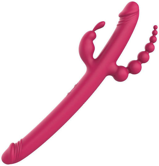 Dream Toys Pleasure Vibe Dublu Vibrator Roz