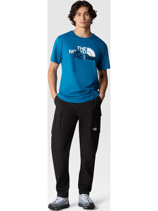 The North Face Mountain Line T-shirt Adriatic Blue