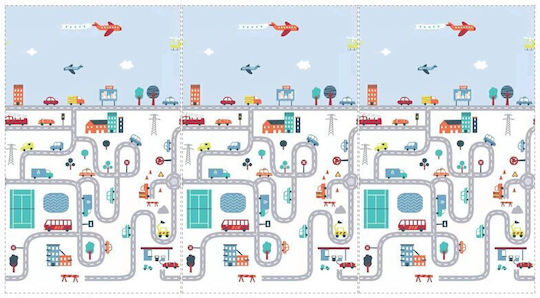 Bocioland Χαλάκι Δραστηριοτήτων Πολύχρωμο 200x150cm Πάχους 10mm