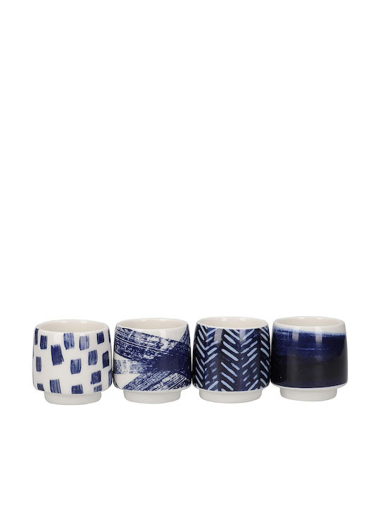Kitchen Craft Κεραμική Καράφα Σερβιρίσματος Λικέρ με Πώμα Πορτοκαλί 400ml 5τμχ