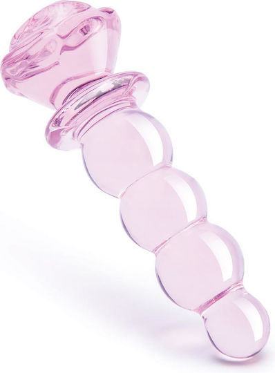 Dream Toys Glaze Glass Πρωκτική Σφήνα Ροζ 20cm