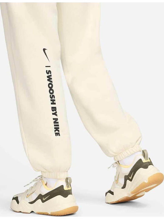 Sportswear Sweatpants Jogger Fleece Beige