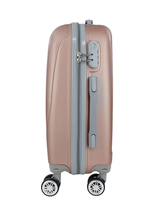 Ormi Reisekoffer Hart Rose Gold mit 4 Rädern Höhe 55cm